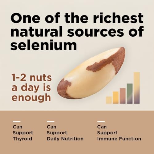Premium Wild Harvested Raw Brazil Nuts 8oz High Selenium Batch Tested Peanut Bag gallery