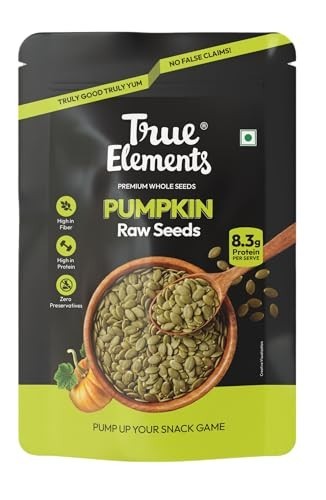 True Elements Pumpkin Seeds 250g AAA Grade Raw Protein Rich Healthy Snack gallery