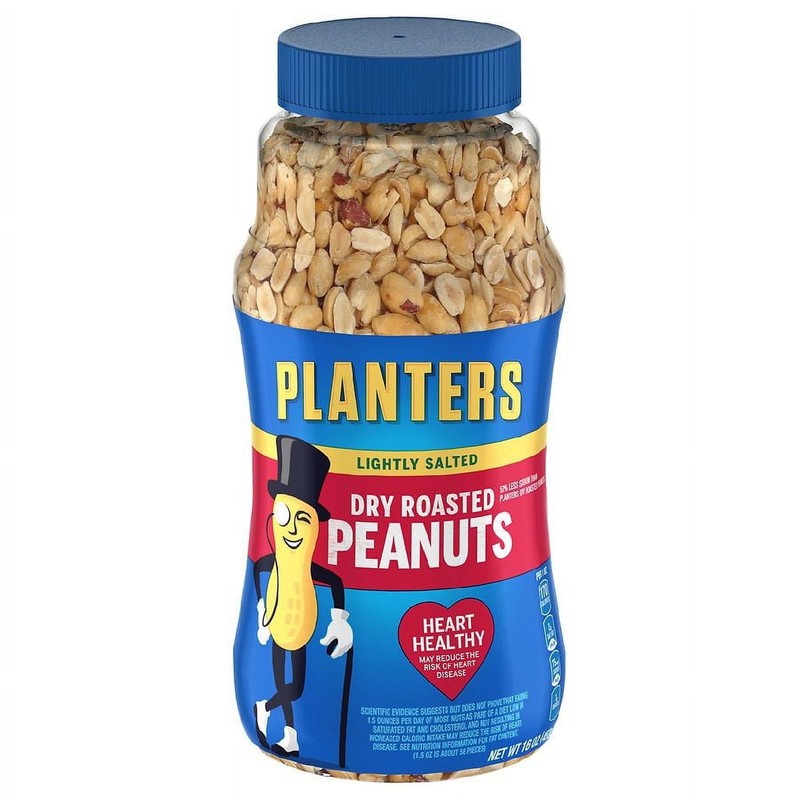 Planters Dry Roasted Peanuts Lightly Salted, 16.0 oz