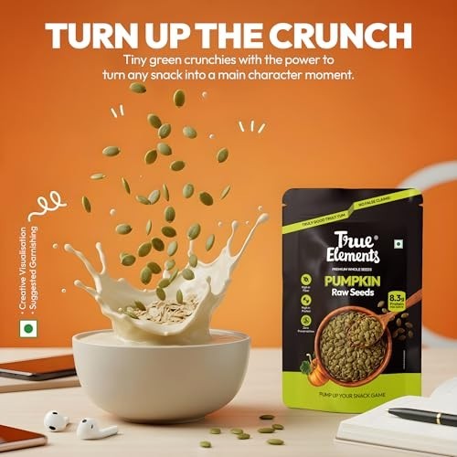 True Elements Pumpkin Seeds 250g AAA Grade Raw Protein Rich Healthy Snack gallery