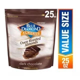Oven Roasted Dark Chocolate Flavored Almonds 25 oz