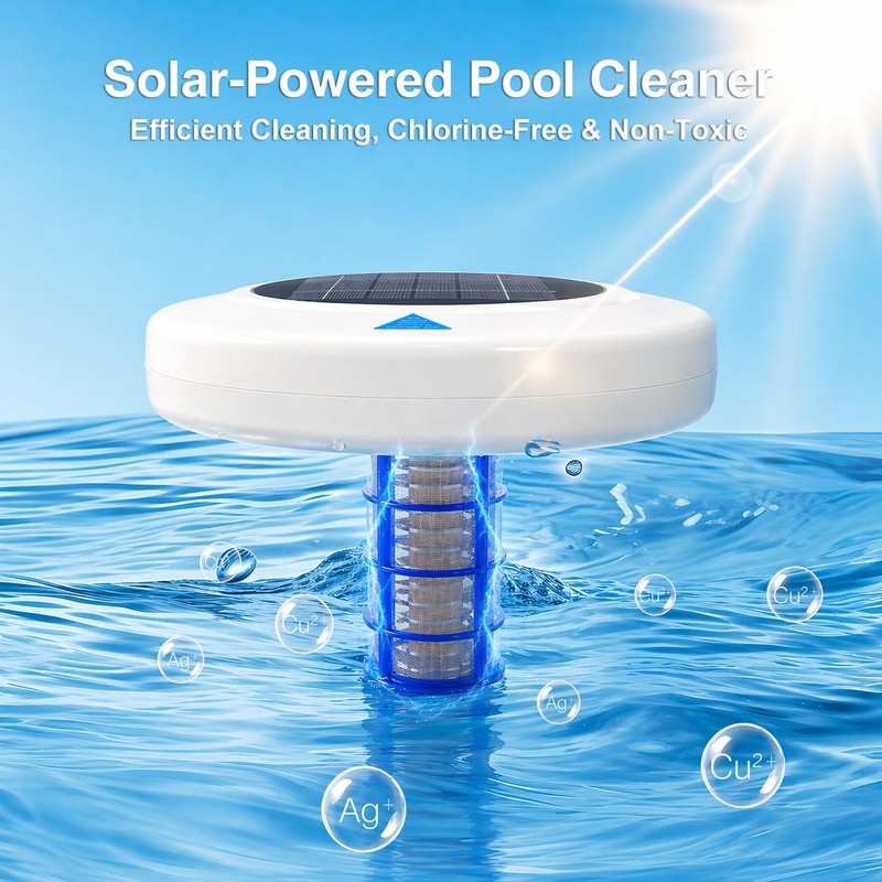 Solar Pool Ionizer for Inground & Above Ground Pools, Up to 45,000 Gallons, F... gallery