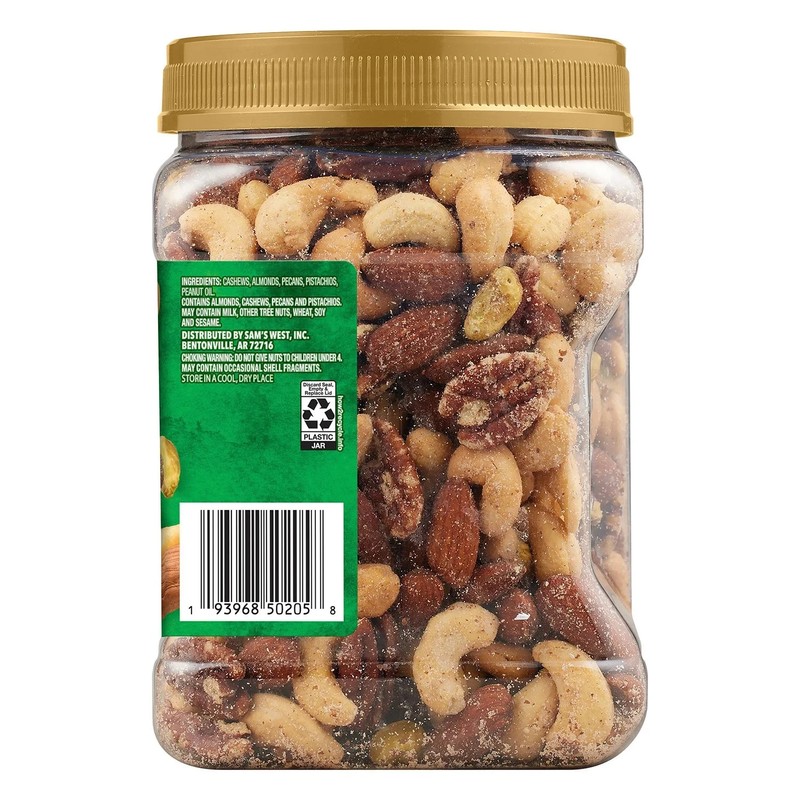 Member's Mark Unsalted Deluxe Mixed Nuts - 34 oz. gallery