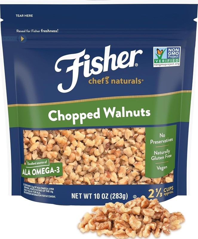 10 oz Chopped Walnuts - California Unsalted Nuts for Healthy Baking gallery