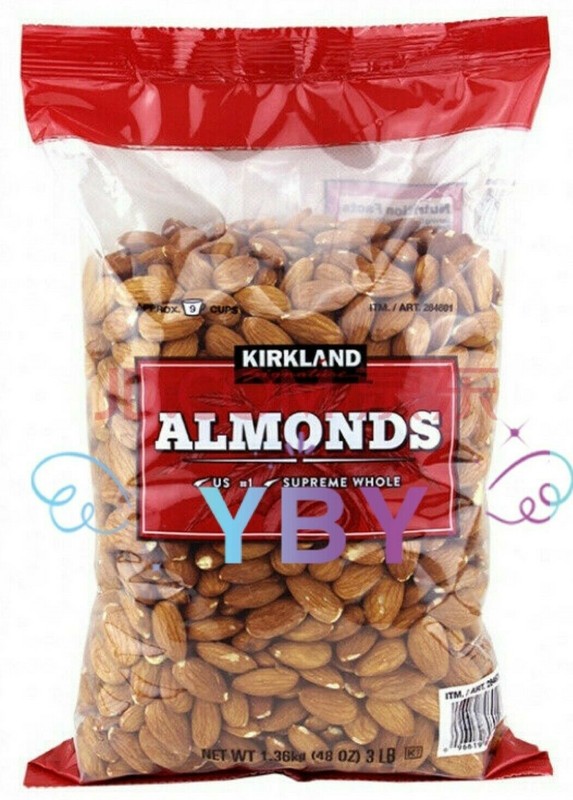 Kirkland Signature Supreme Whole Almonds 3 lb