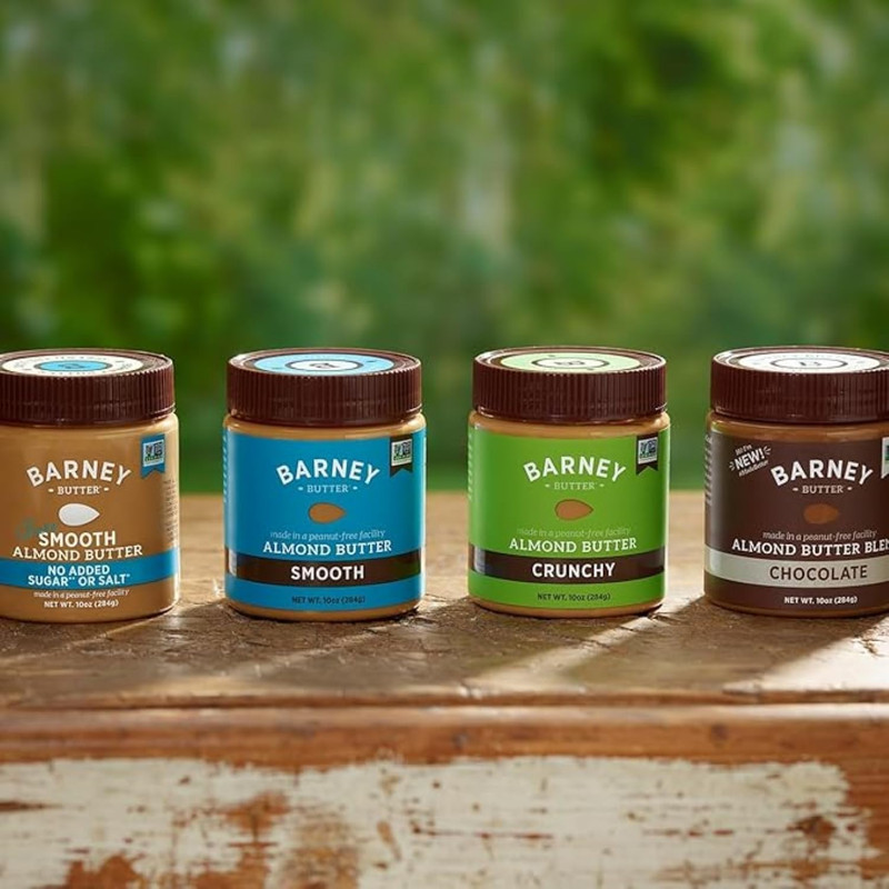 Almond Butter, Bare Smooth, 10 Ounce Jar, No Added Sugar or Salt, Skin-Free Almo gallery