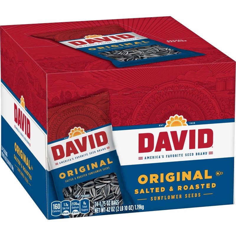 Roasted Salted Sunflower Seeds, Original Flavor, 1.75oz, 24-Pack gallery