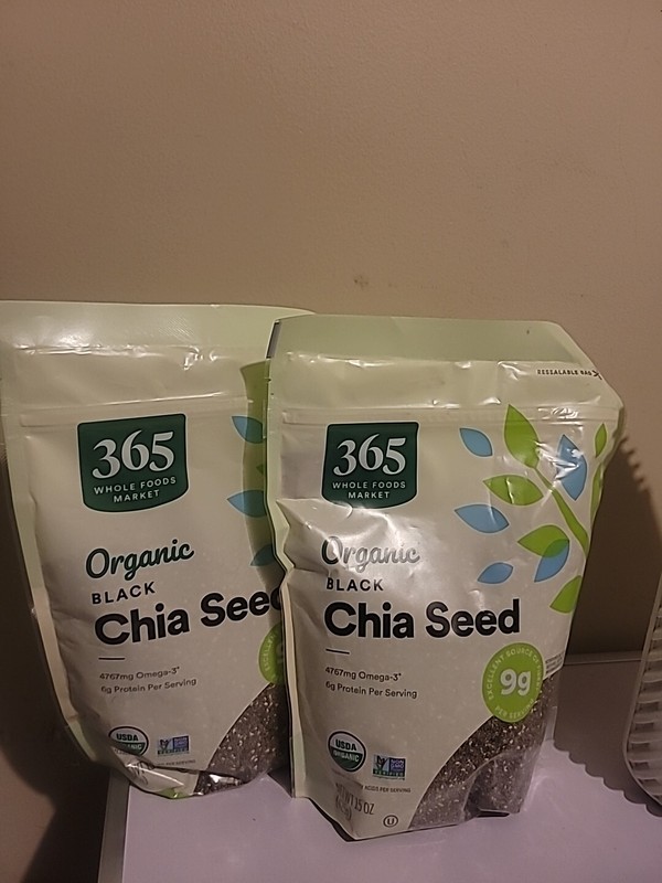 2x 365 By Whole Foods Market Organic Black Chia Seed
