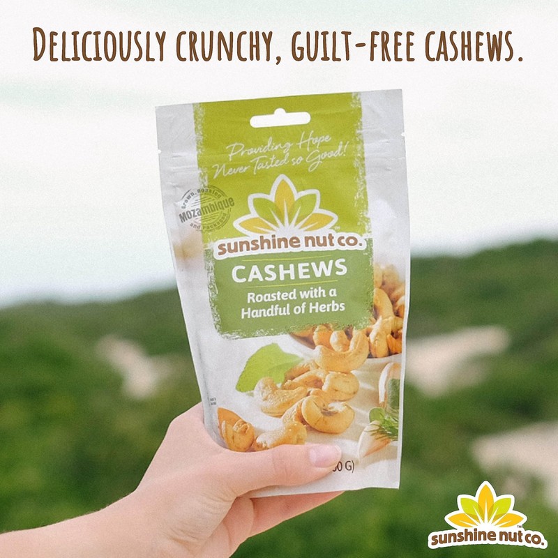 Sunshine Nut Company Whole Roasted Lightly Salted Cashews Handful of Herbs 7oz gallery