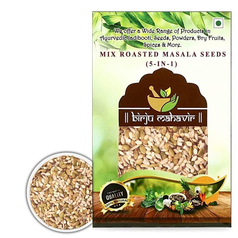 Roasted Spicy Mix Seeds 250GM Sunflower -–Watermelon -–Flax –Pumpkin –-Chia Seed gallery