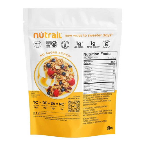 Nutrail, Keto Nut Granola Honey Nut, 8 Oz(Case Of 6) gallery