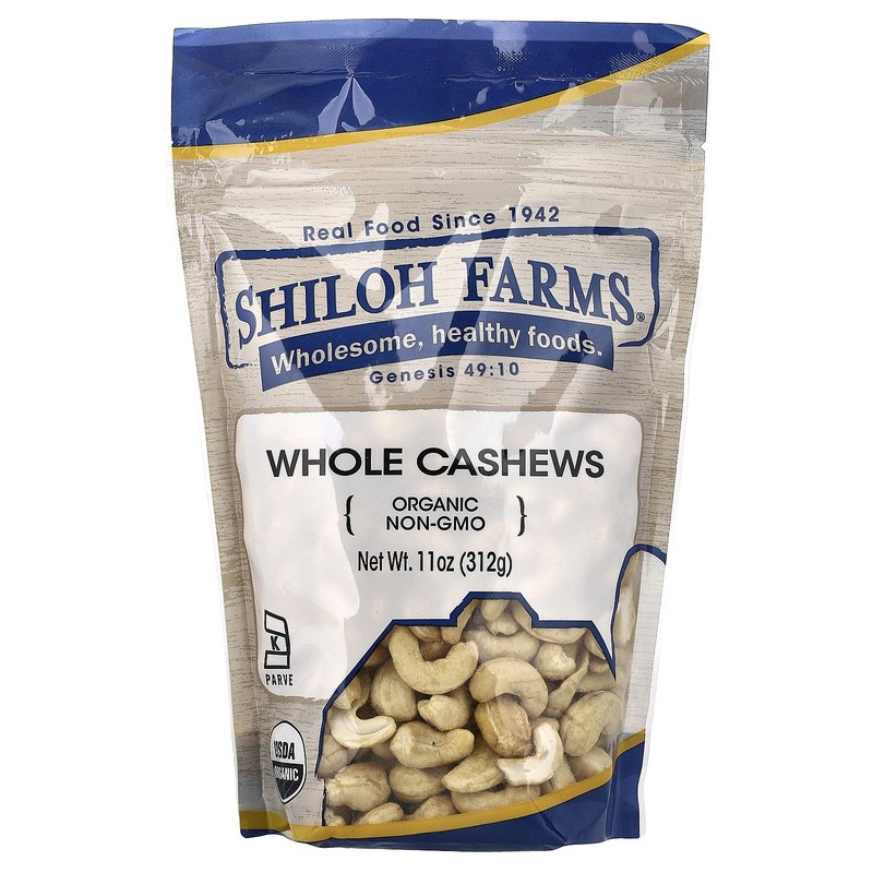 Organic Whole Cashews, 11 oz (312 g)