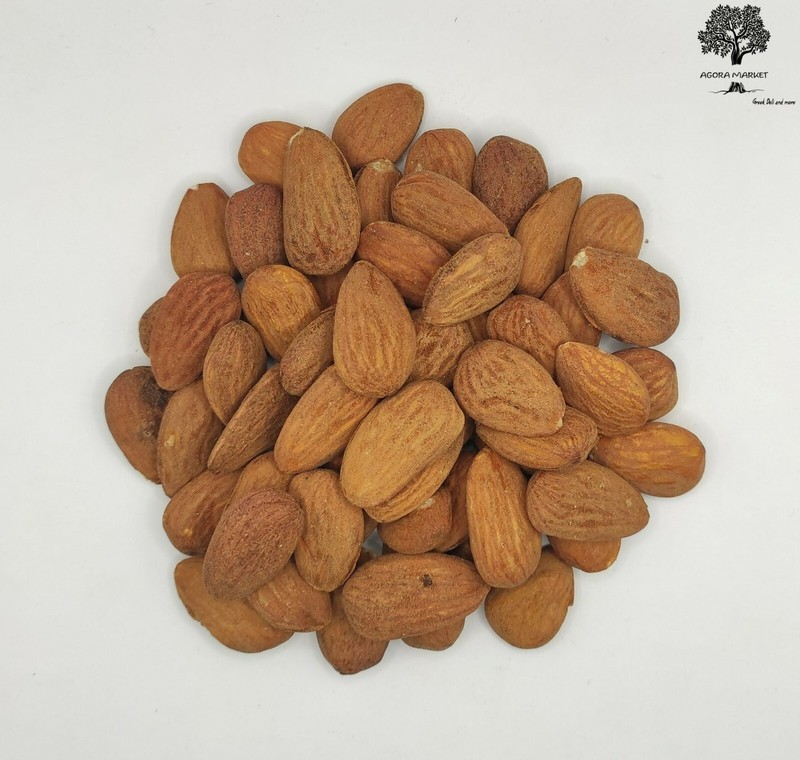 Whole Roasted Salted Greek Large Almonds 220g – 1.95Kg Class A Harvest July 2023