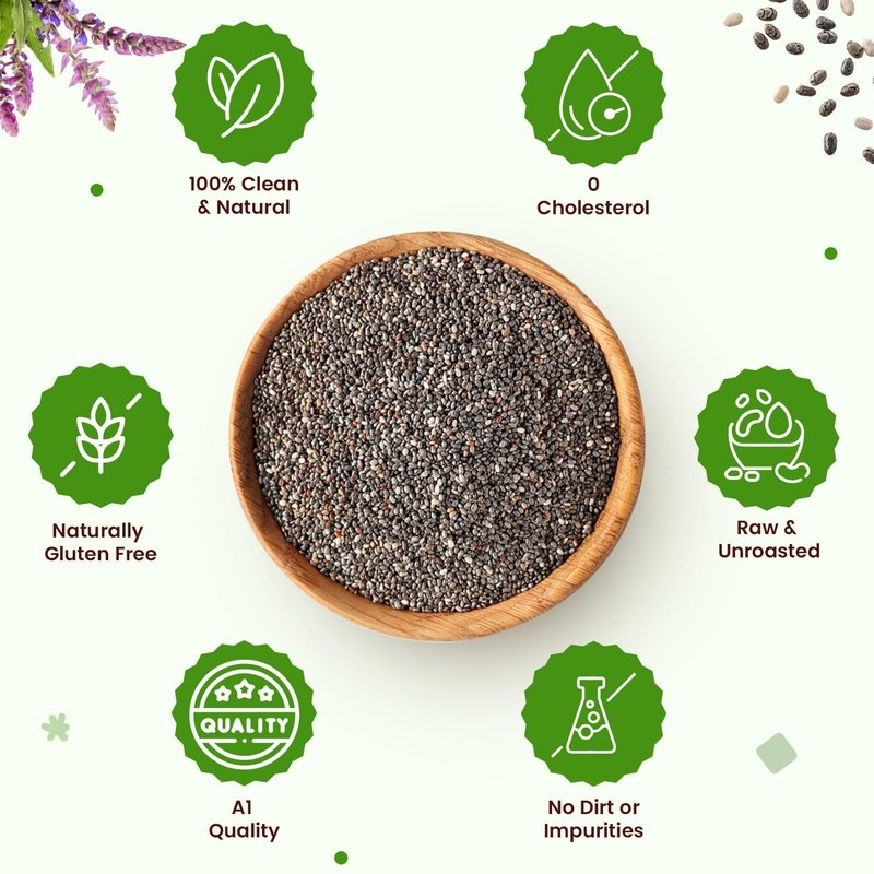 Neuherbs Chia Seeds 200g gallery