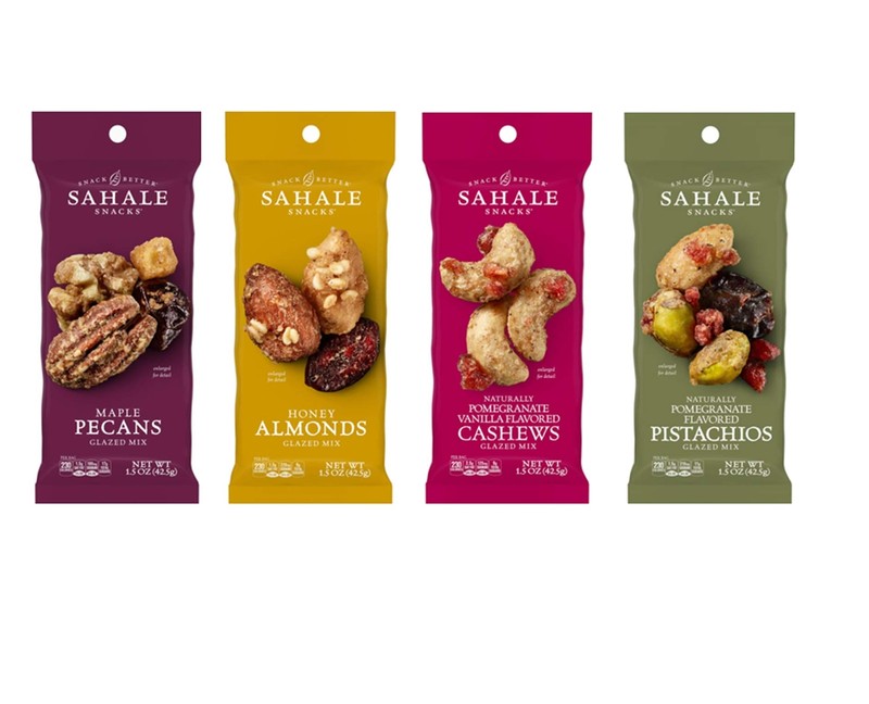 Sahale Snacks Glazed Nut Mix Variety Pack 1.5 Ounces Pack of 12