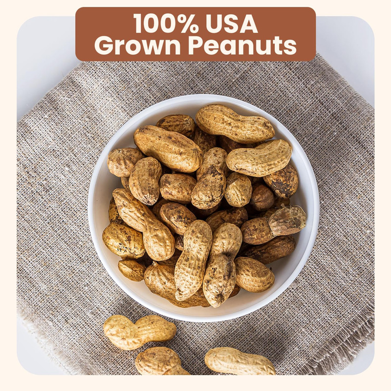 Salted Roasted Peanuts in Shell, USA Grown Whole, Non-Gmo, Gluten-Free, Vegan, C gallery