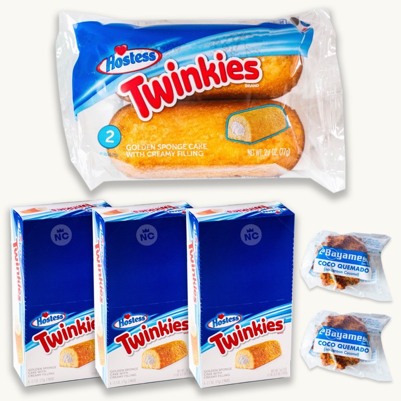 Twinkies – 18 Single Serve Double Packs – Coconut Macaroons (2, 1.25oz bags)
