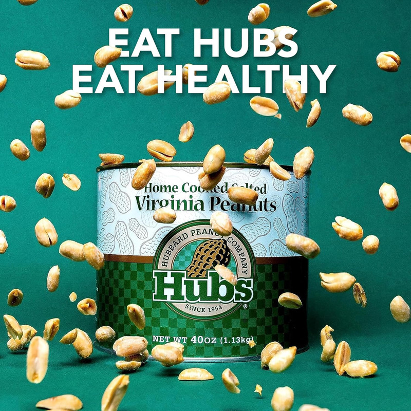 Hubs Peanuts Premium Salted Virginia Nuts - Irresistible Crunch & Flavored Nuts gallery