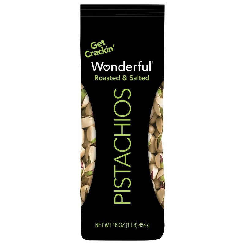 Wonderful Pistachios In-Shell Roasted & Salted Nuts, 16 Ounce Bag