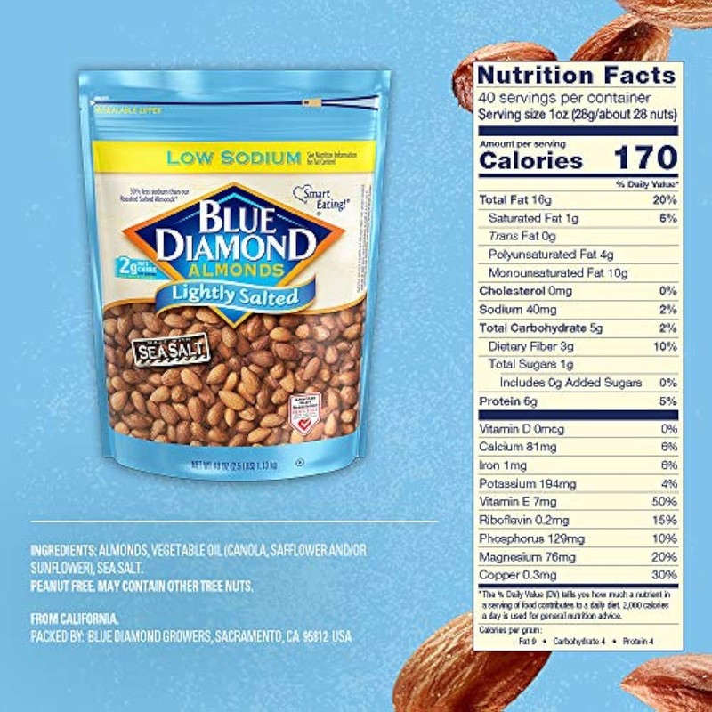 Blue Diamond Almonds, Raw Whole Natural.. gallery