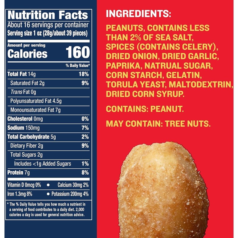 Salted Peanuts Dry Roasted Bulk Snacks Plant Based Protein gallery