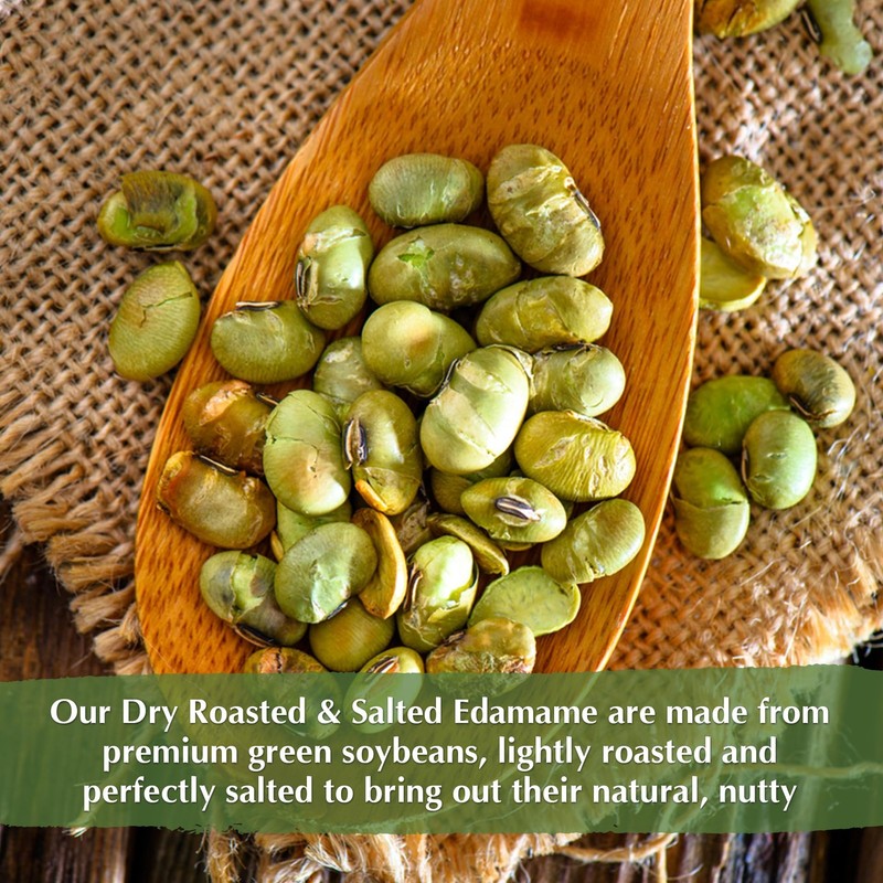 NUTS U.S. – Dry Roasted & Salted Edamame Beans | Crunchy High-Protein Super P... gallery
