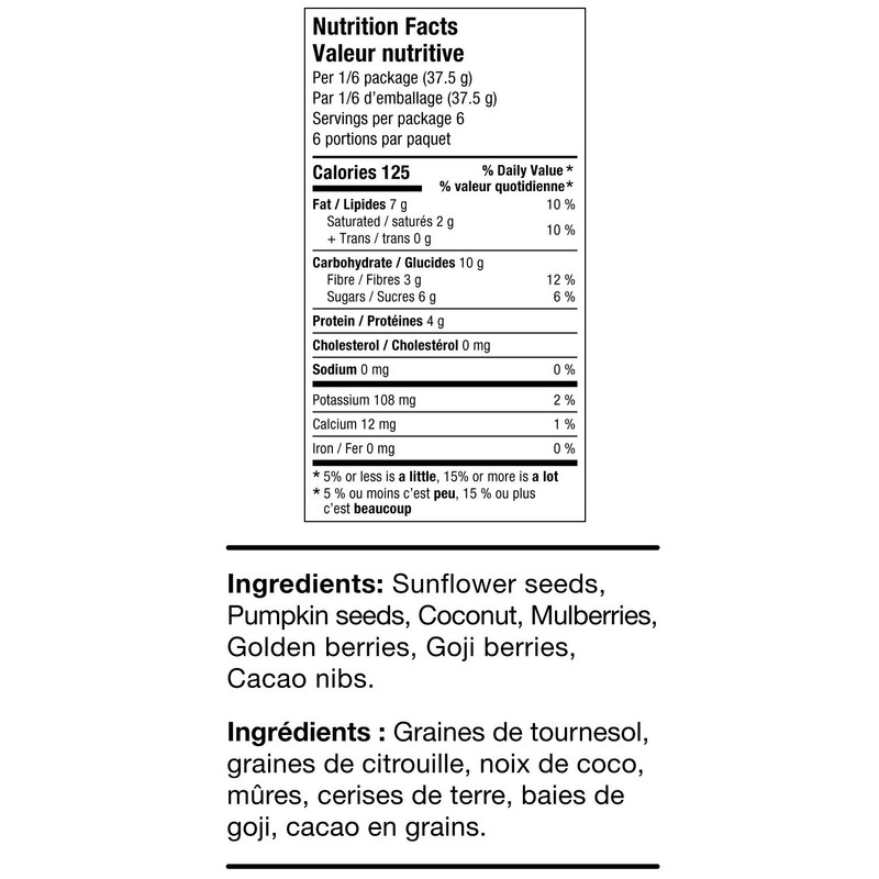 Healthy Crunch Fruit & Seed Mix, 7 × 225 g gallery