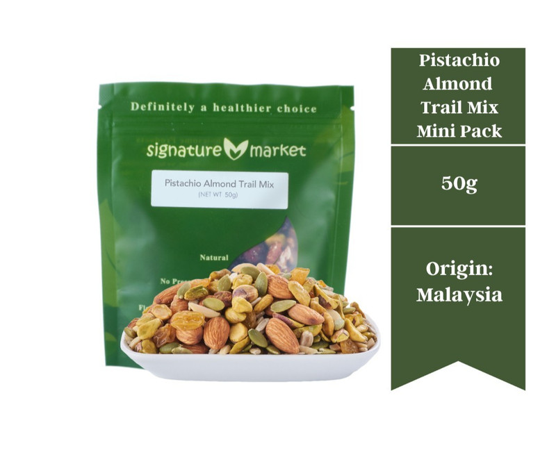 Signature Market Pistachio Almond Trail Mix Mini Pack (50g)