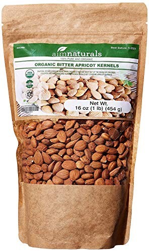 Organic Raw Bitter Apricot Kernels 1LB - USDA Certified, Healthy Snack, Turkey gallery