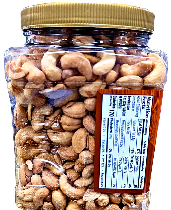 Member's Mark Lightly Salted Whole Cashews 33 Oz EXP 04/2026 gallery