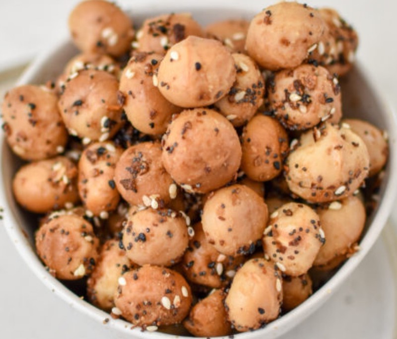 SESAME FURIKAKE ROASTED WHOLE MACADAMIAS-BULK VALUE BAG LIMITED TIME PICK NOW!!!