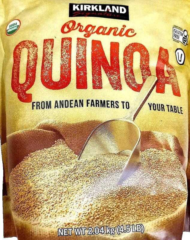 Kirkland Signature Organic Gluten-Free Quinoa 4.5 lb Non-GMO