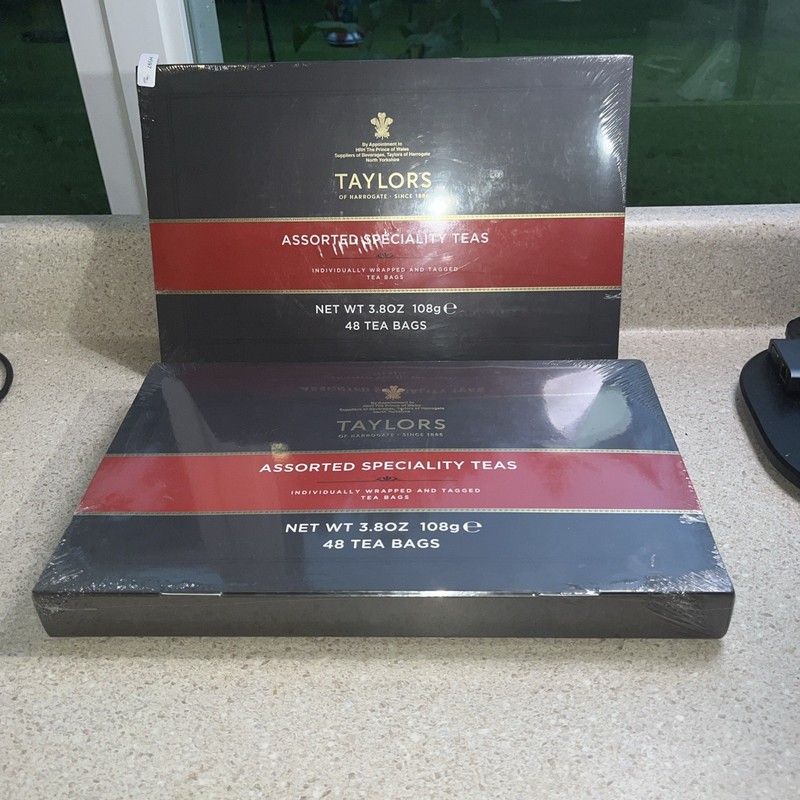 H597~ 2 Boxes Taylors of Harrogate Assorted Specialty Teas Box 48 count Each