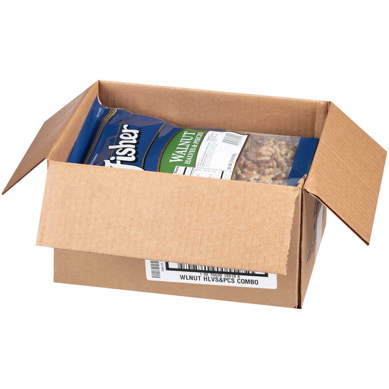 Fisher California Grown Unsalted Walnuts Value Size 24 oz Big Bag(pack of 5) gallery