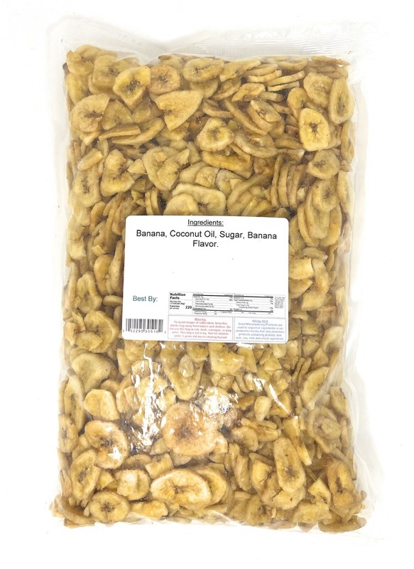 Dried Banana Chips, Bulk, 3 lbs. ~ YANKEETRADERS® Brand ~ FREE SHIPPING gallery