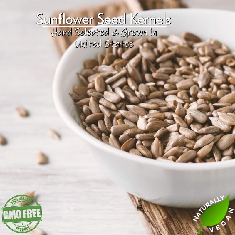Unsalted Sunflower Seed Kernels by Gerbs – 2 LBS - Top 11 Food Allergen Free & N gallery