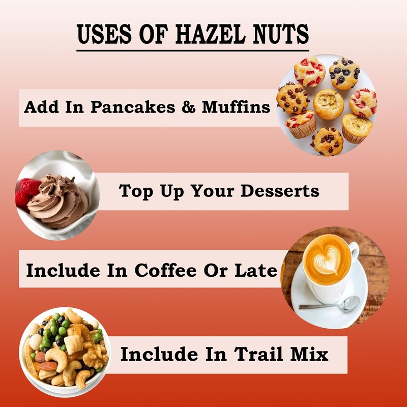 Natureonus Hazelnuts 100g | Raw Dehulled Premium Nuts | Healthy & Tasty Snack gallery