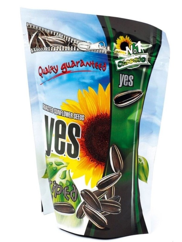 4x Yes No1 Classic Striped Roasted Sunflower Seeds 150g gallery