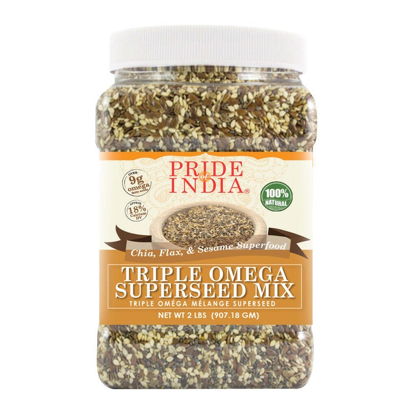 Triple Omega Superseed Mix - Chia Flax & Sesame Superfood Jar gallery