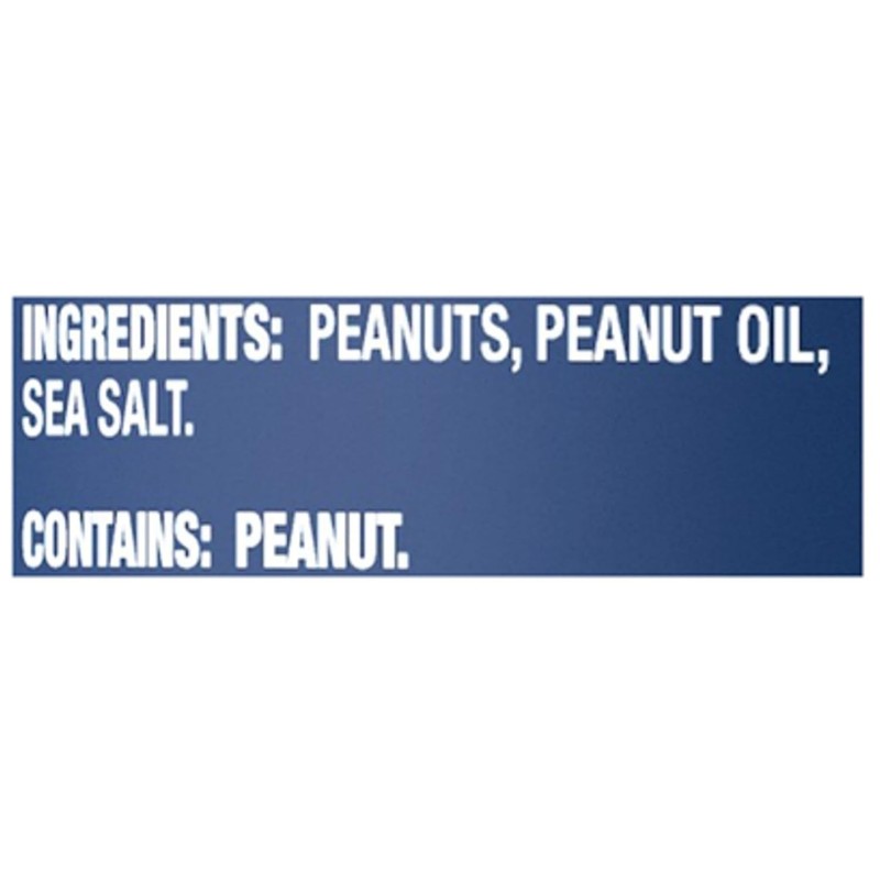 Indulge in 16 Oz Dry Roasted Peanuts - Lightly Salted Plant-Based Snack Jar gallery