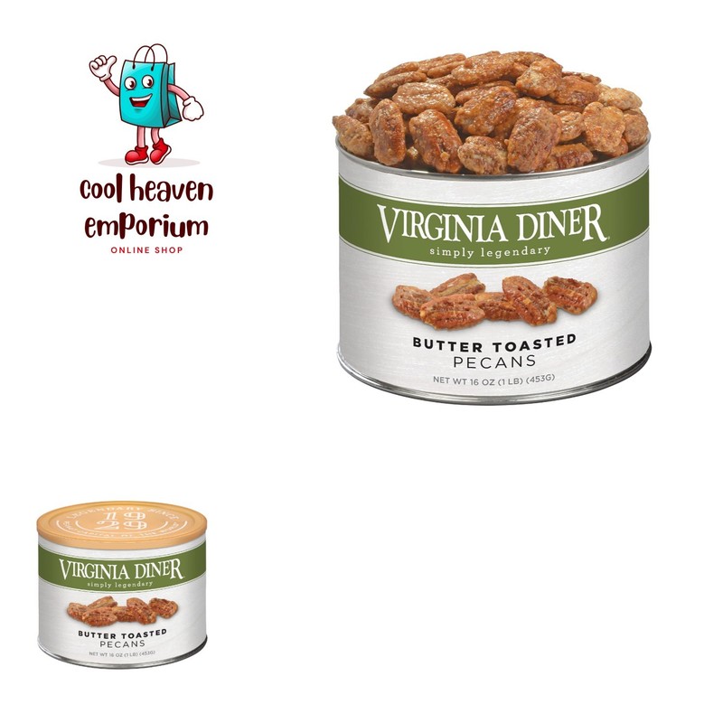 Butter Toasted Pecans – Sweet Toasted Mammoth Georgia Pecans Gift Non-GMO, Pr…