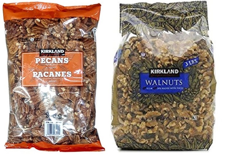 Kirkland Signature Pecan and Walnuts Bundle – Includes Kirkland Signature Pecan