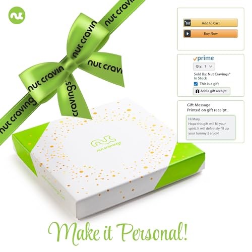 Dried Fruit Mixed Nuts Gift Basket White Gold Box 12 Assortments Food Healthy gallery