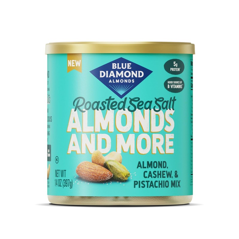 , Mixed Nuts Roasted Sea Salt Deluxe Snack Nuts, Almonds, Pistachios, and Cas…