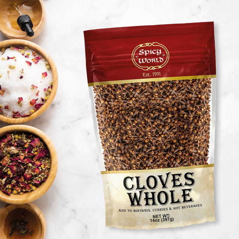 Cloves Whole Bulk 14 Oz Bag - Pure, Non-Gmo, Premium Hand Picked Quality - Great gallery