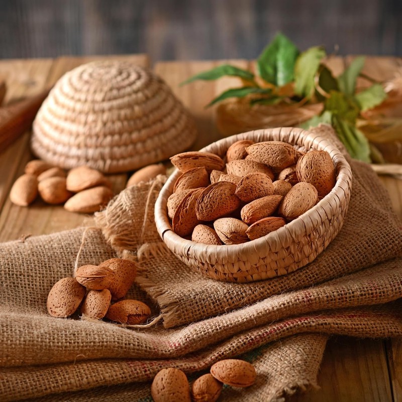 Natural Whole Almonds, Jumbo California, 8 lbs gallery