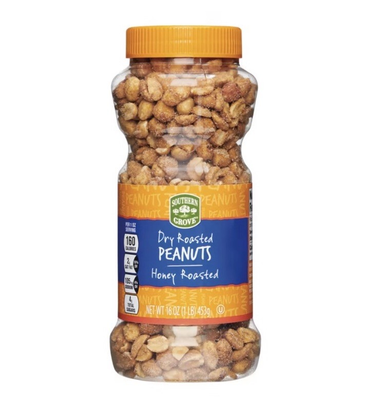 SOUTHERN GROVE Honey Roasted Peanuts, 16 oz 2pk