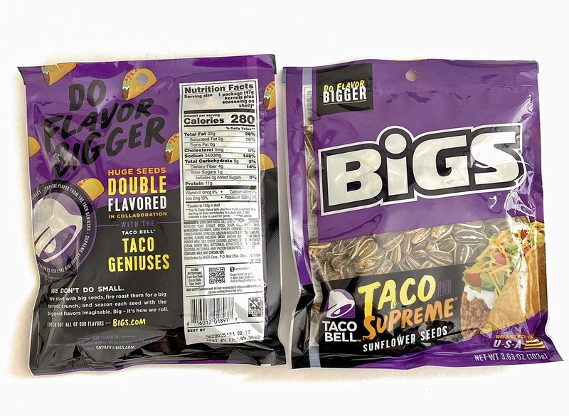 Taco Supreme Do Flavor Bigger Huge Sunflower Seeds 2pack 3.630z each gallery