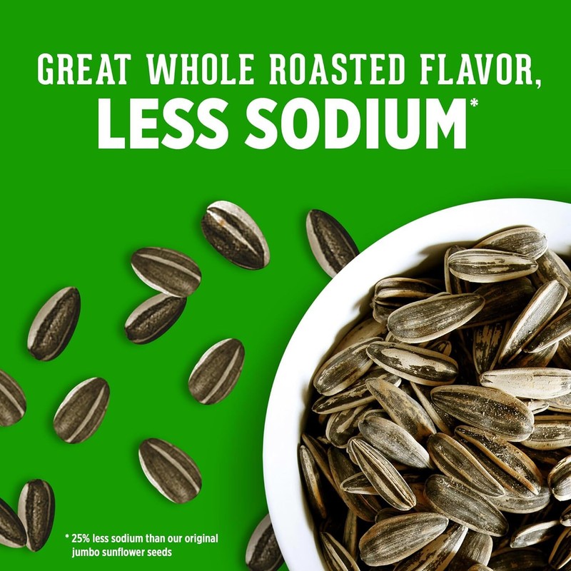 David Reduced Sodium Jumbo Sunflower Seeds,Keto Friendly Snack, 16 Oz. Bag gallery