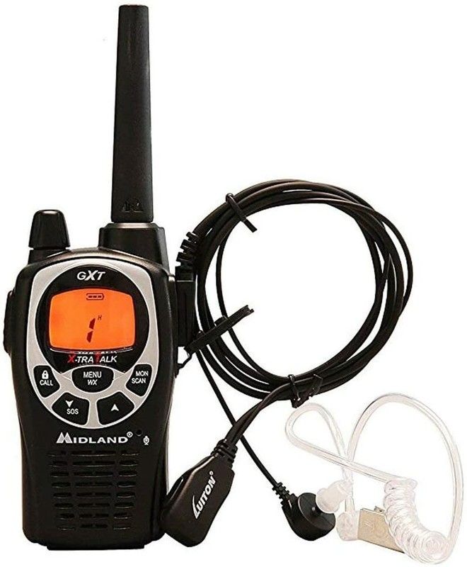 10 LUITON - WALKIE TALKIE - SECURITY HEADSET & MIDLAND MIC EARPIECE - 2 WAY gallery